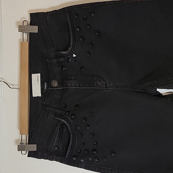 Garage Black High Rise Jeans with Studs - Picture 8 of 10